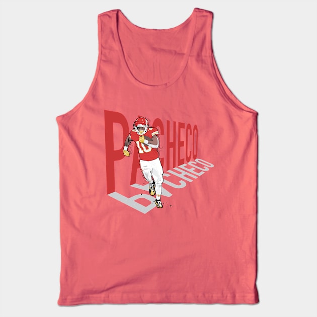 Isiah Pacheco KC Chiefs Tank Top by RipleyArtShop